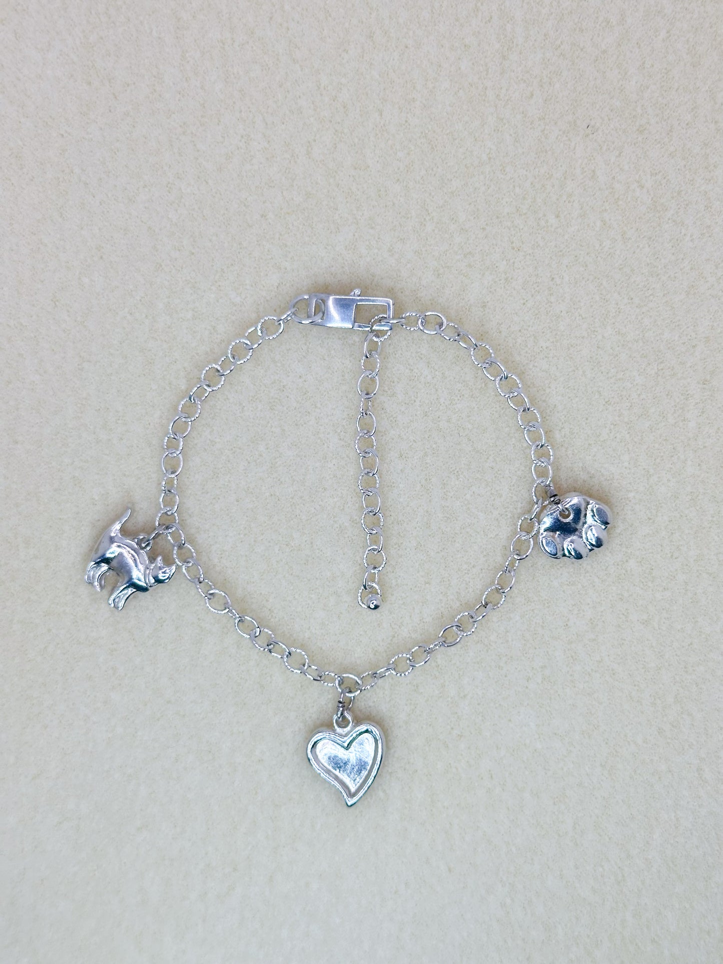 With All My Heart Charm Bracelet