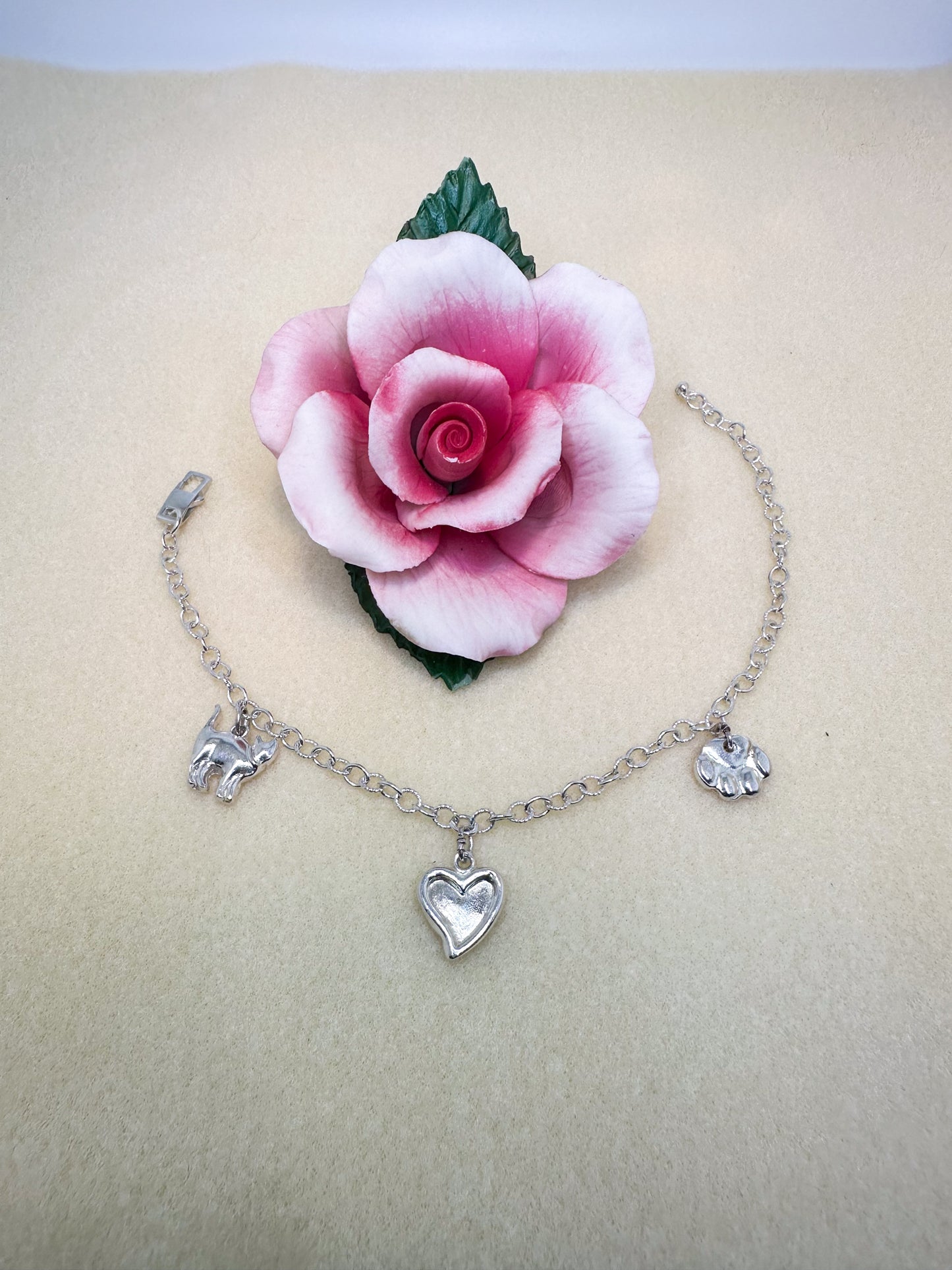 With All My Heart Charm Bracelet